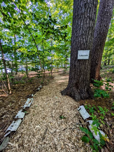 A photo of a walking trail at Rolling Ridge