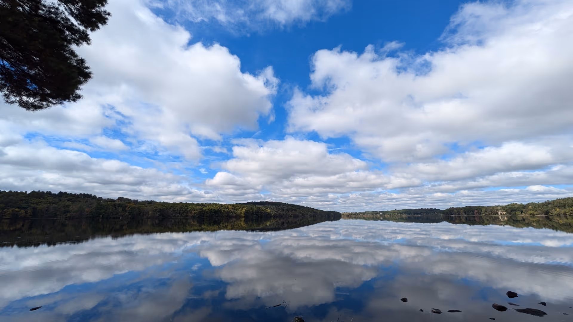 Rolling Ridge - still waters of Lake Cochichewick