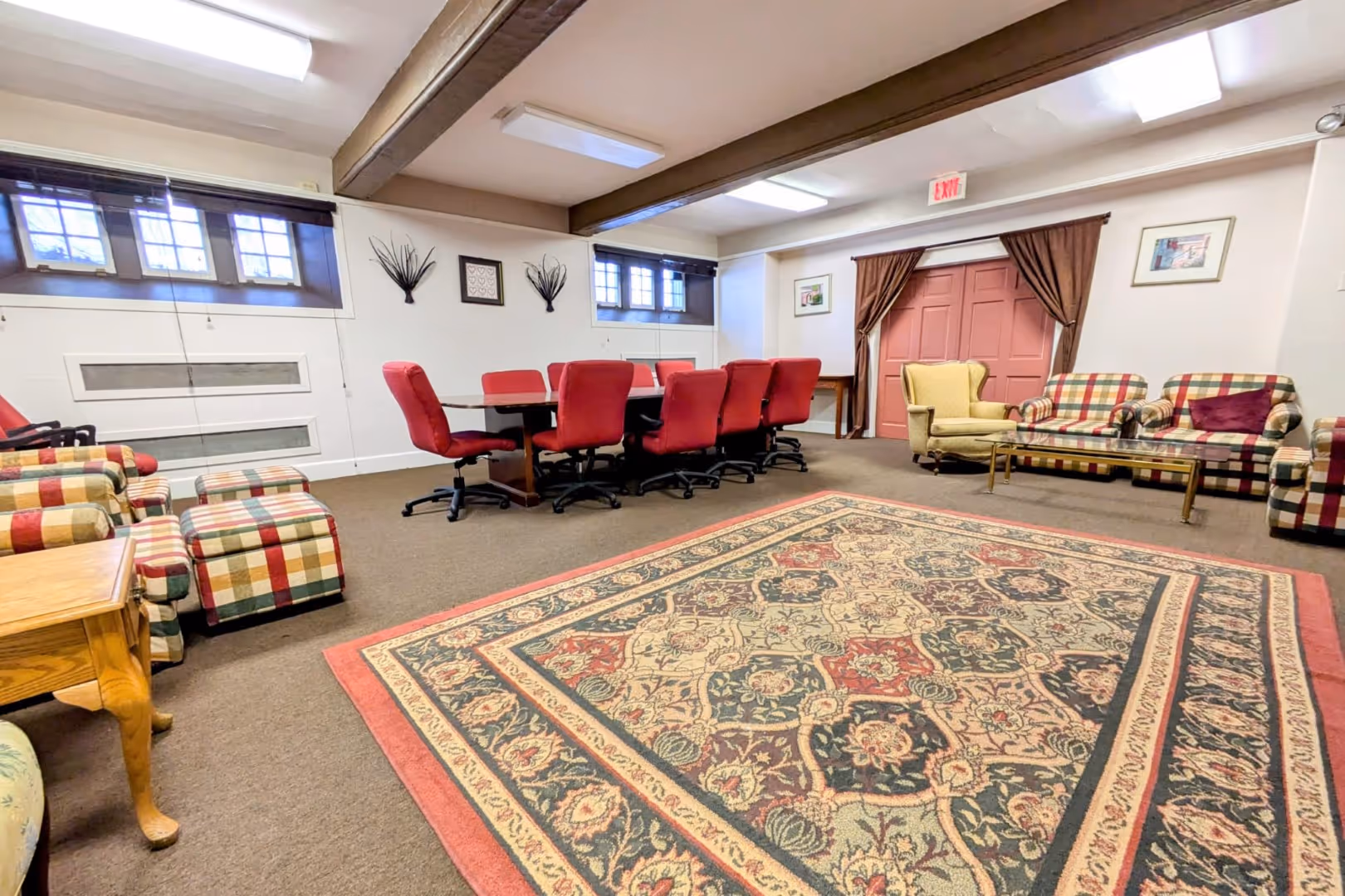 The Rolling Ridge Board Room from the south entrance