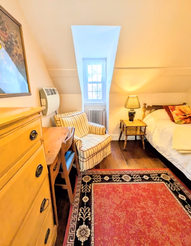 Rolling Ridge MH Room 14 from doorway portrait view