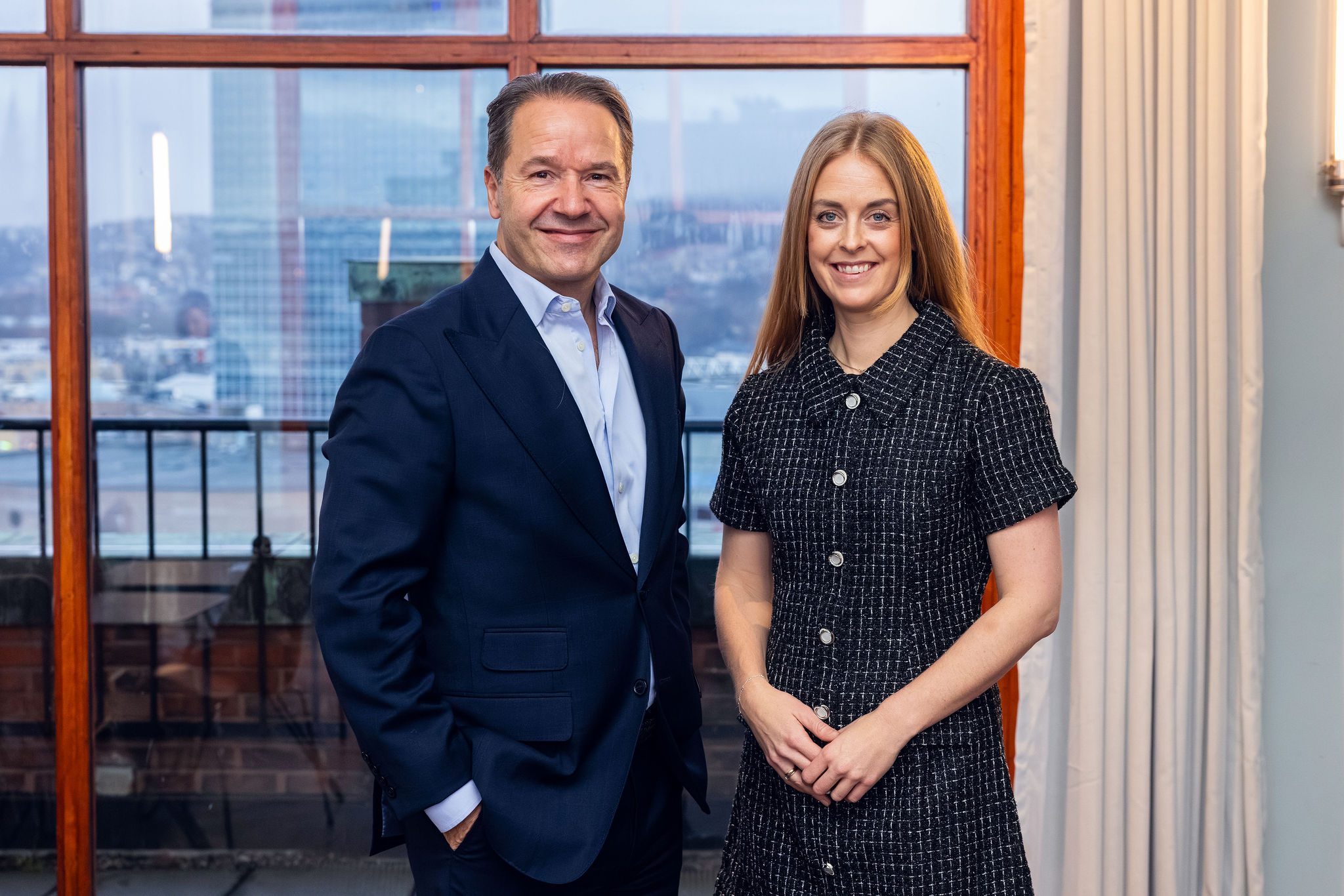 Lars Erik Grønntun og Celine Gran. Foto: Espen Solli 