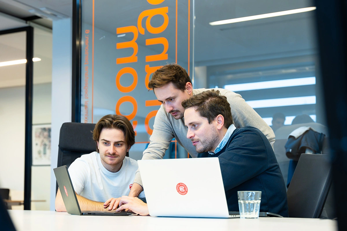 Photo of the Coretecs team at work