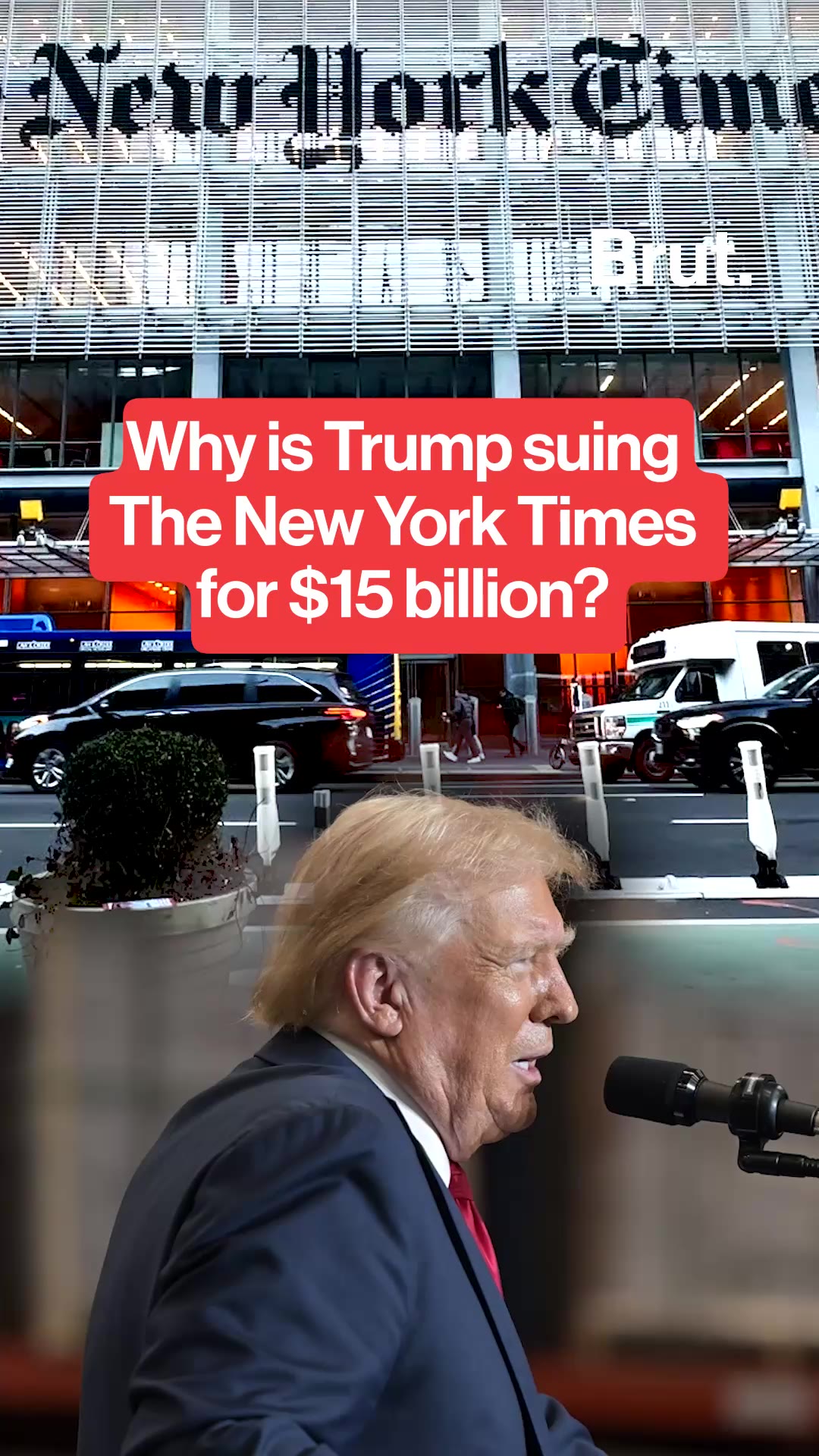 Trump sues the New York Times.