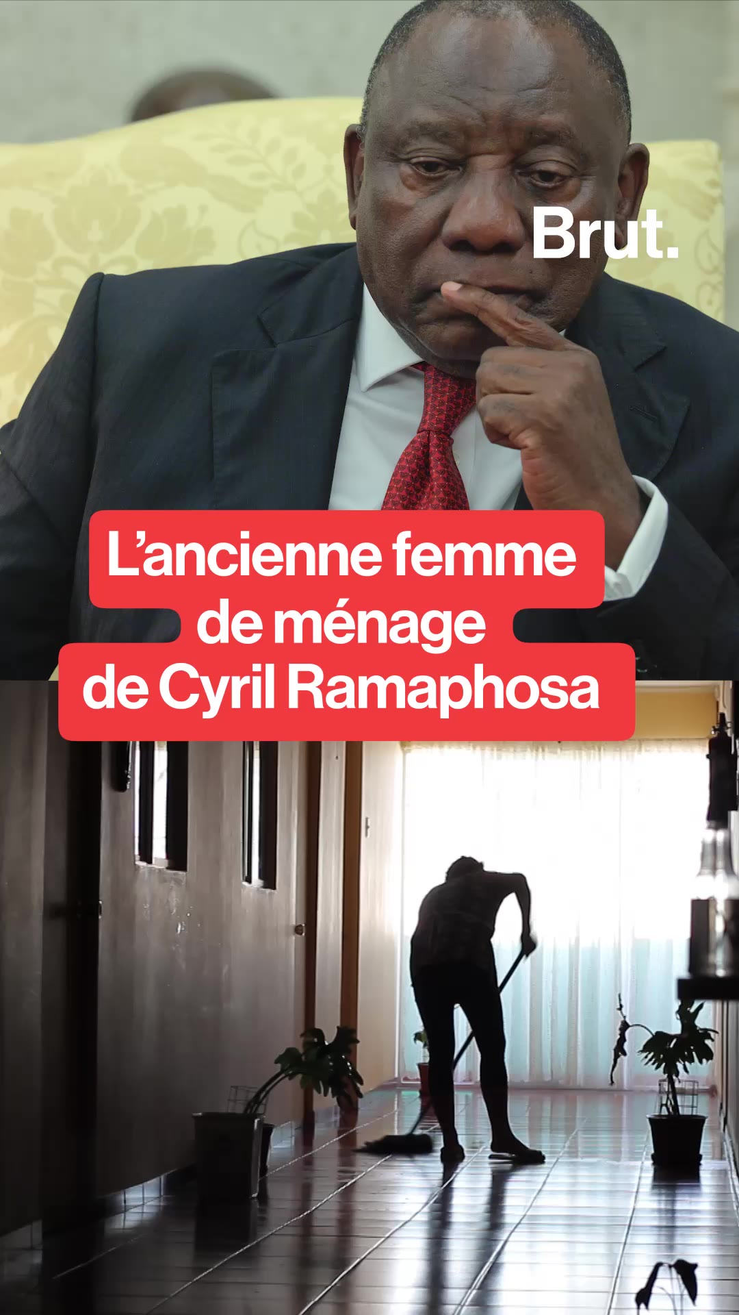 L’ex-femme de ménage de Cyril Ramaphosa jugée pour vol.