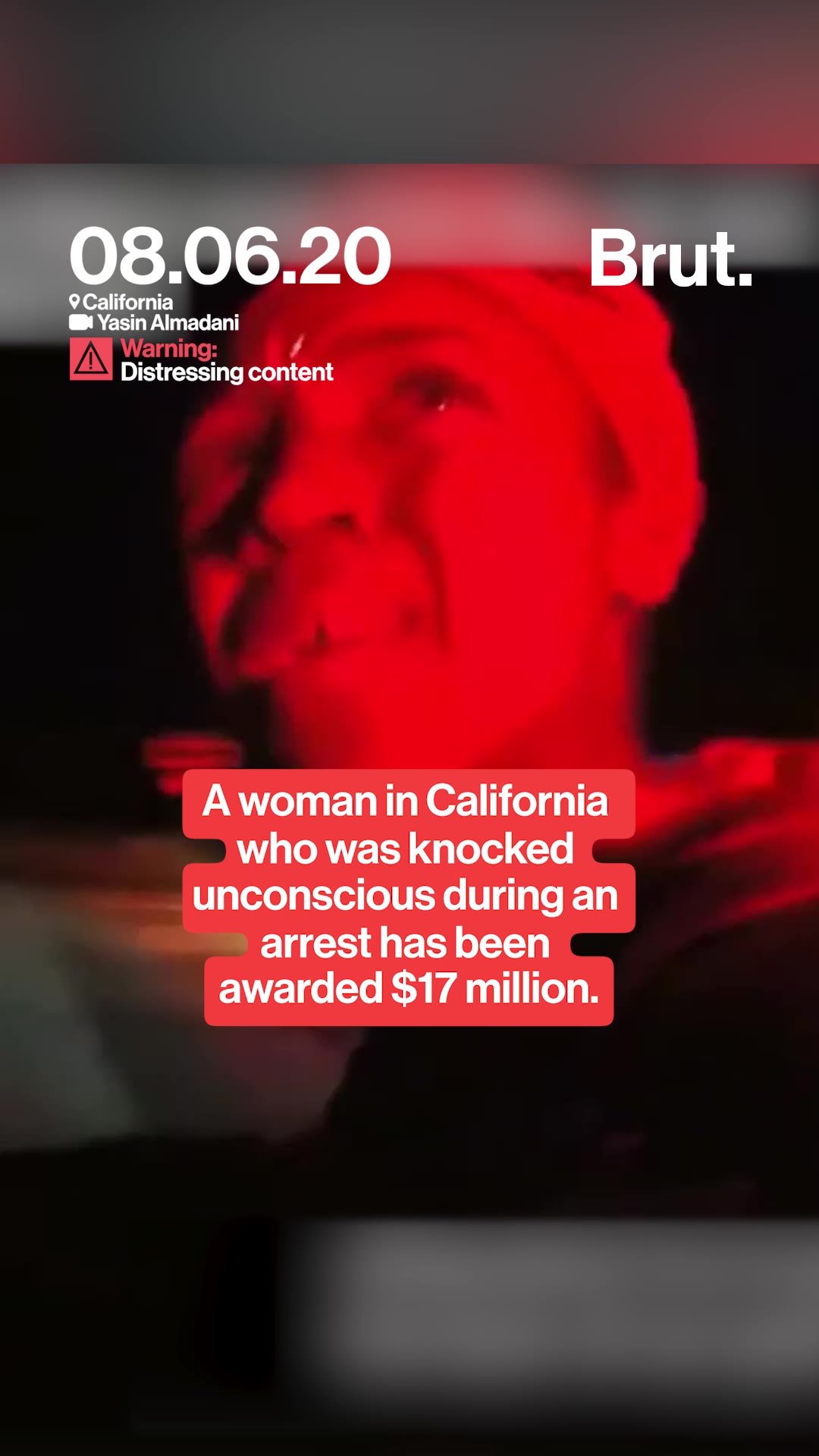 a-woman-in-california-who-was-knocked-unconscious-during-an-arrest-has-been-awarded-17-million