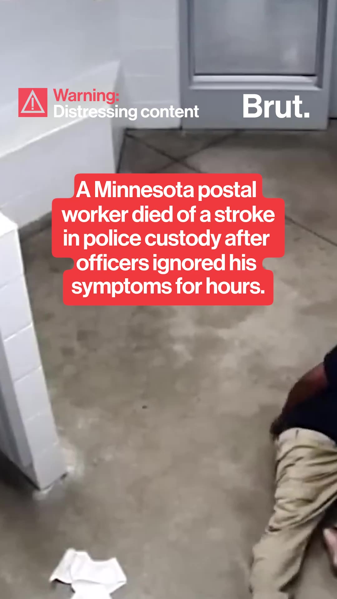 Postal worker dies of stroke while in police custody after officers ignored symptoms for hours.