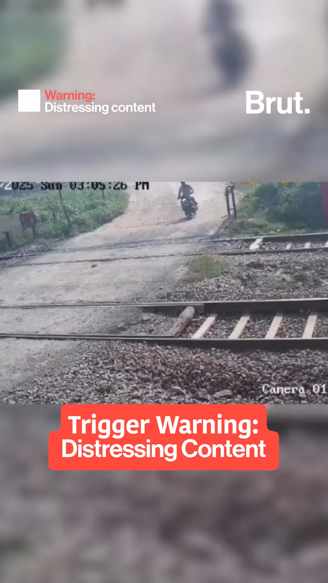 man-s-risky-attempt-to-cross-a-railway-crossing