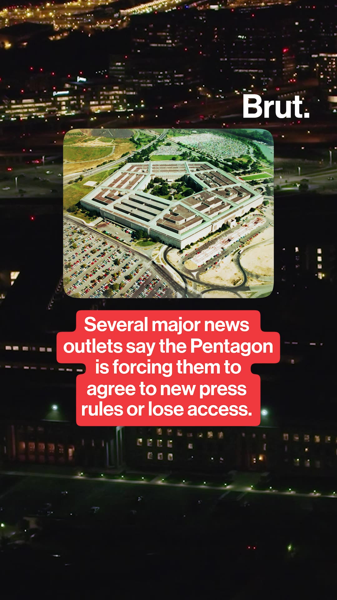 Several major news outlets say the Pentagon is forcing them to agree to new press rules or lose access.