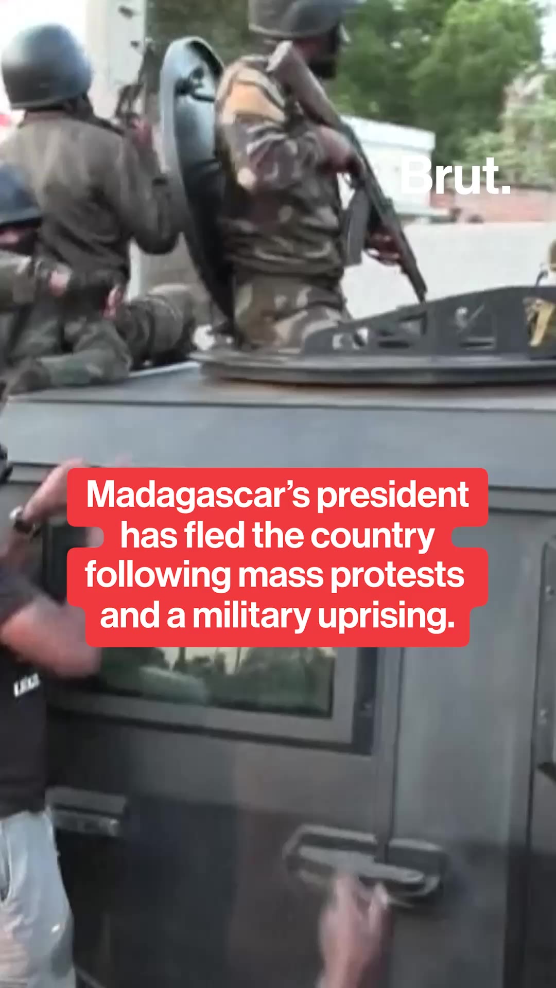 Madagascar’s president has fled the country following mass protests and a military uprising.