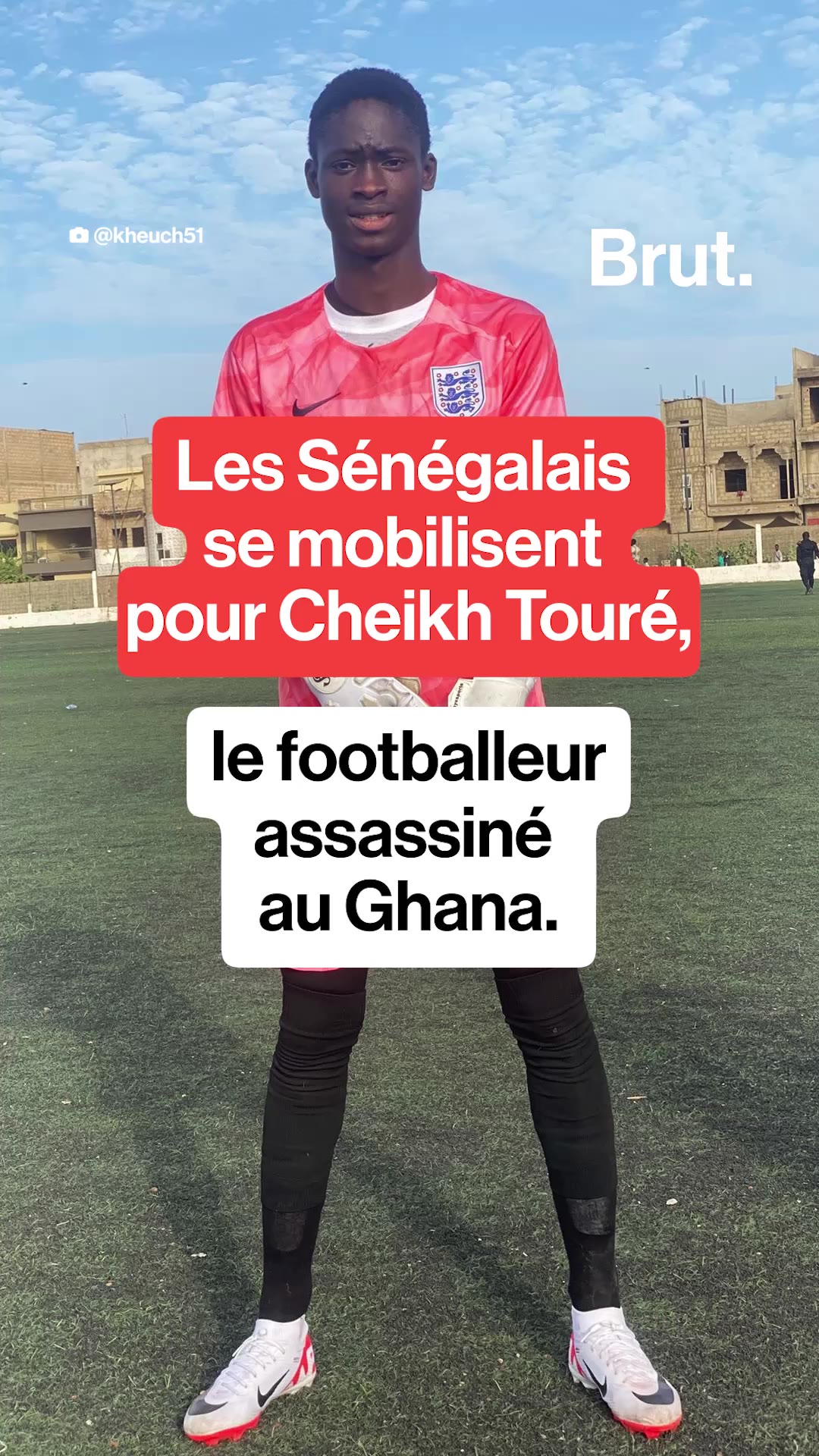 Le Sénégal se mobilise pour Cheikh Touré, jeune footballeur assassiné au Ghana.
