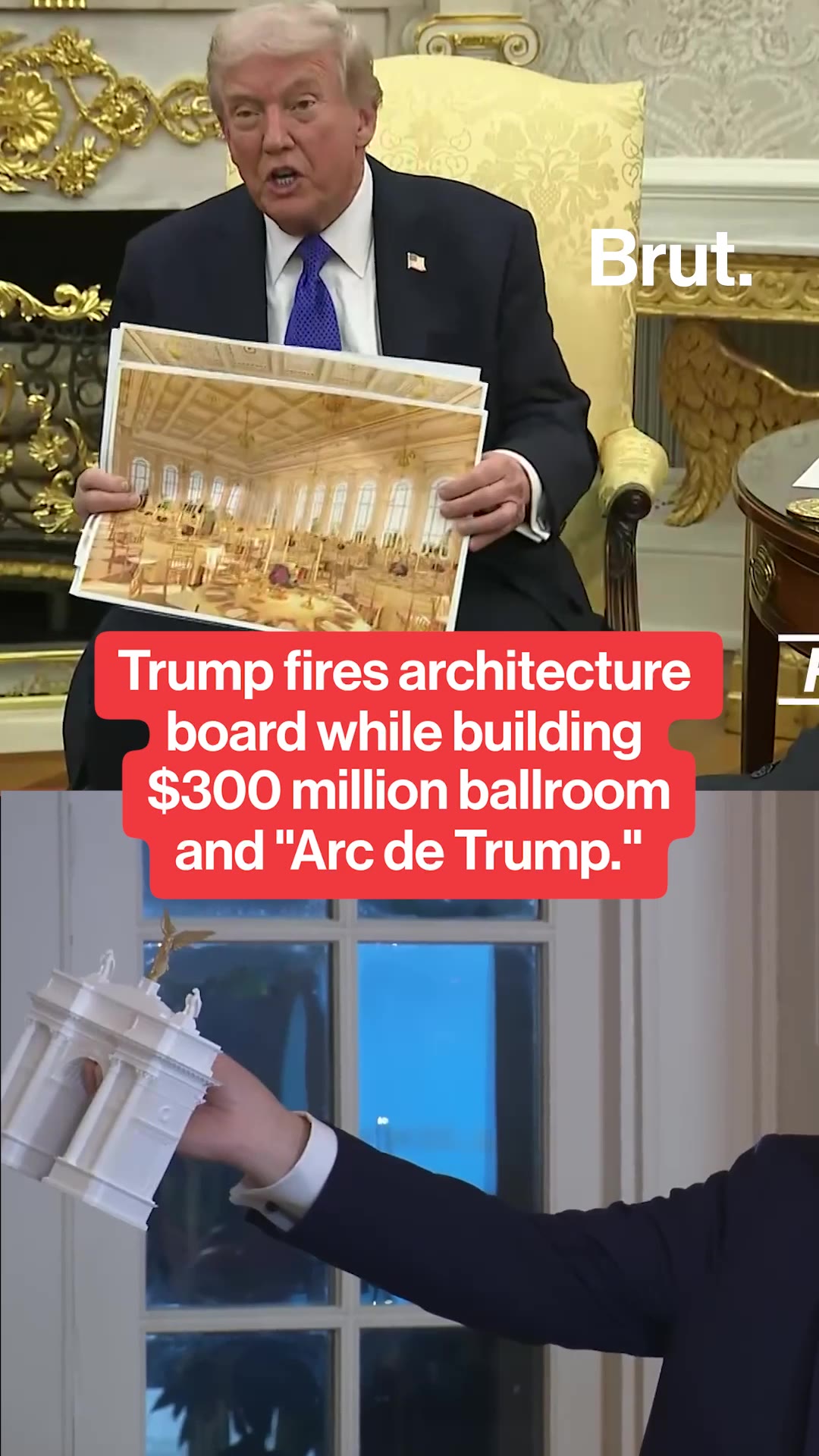 Trump fired the commission that advises the president on construction