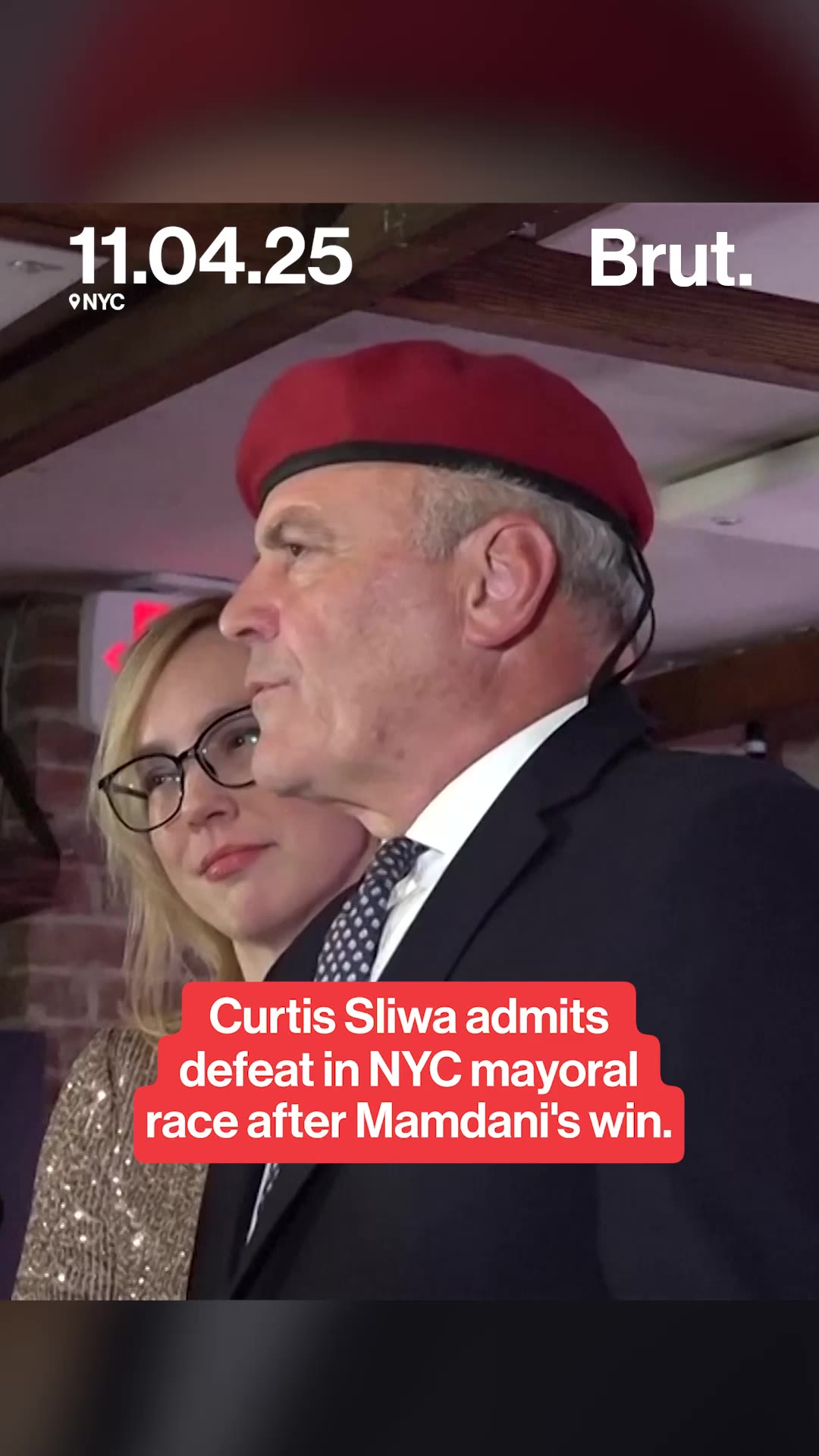 Sliwa's concession speech after Mamdani's win.