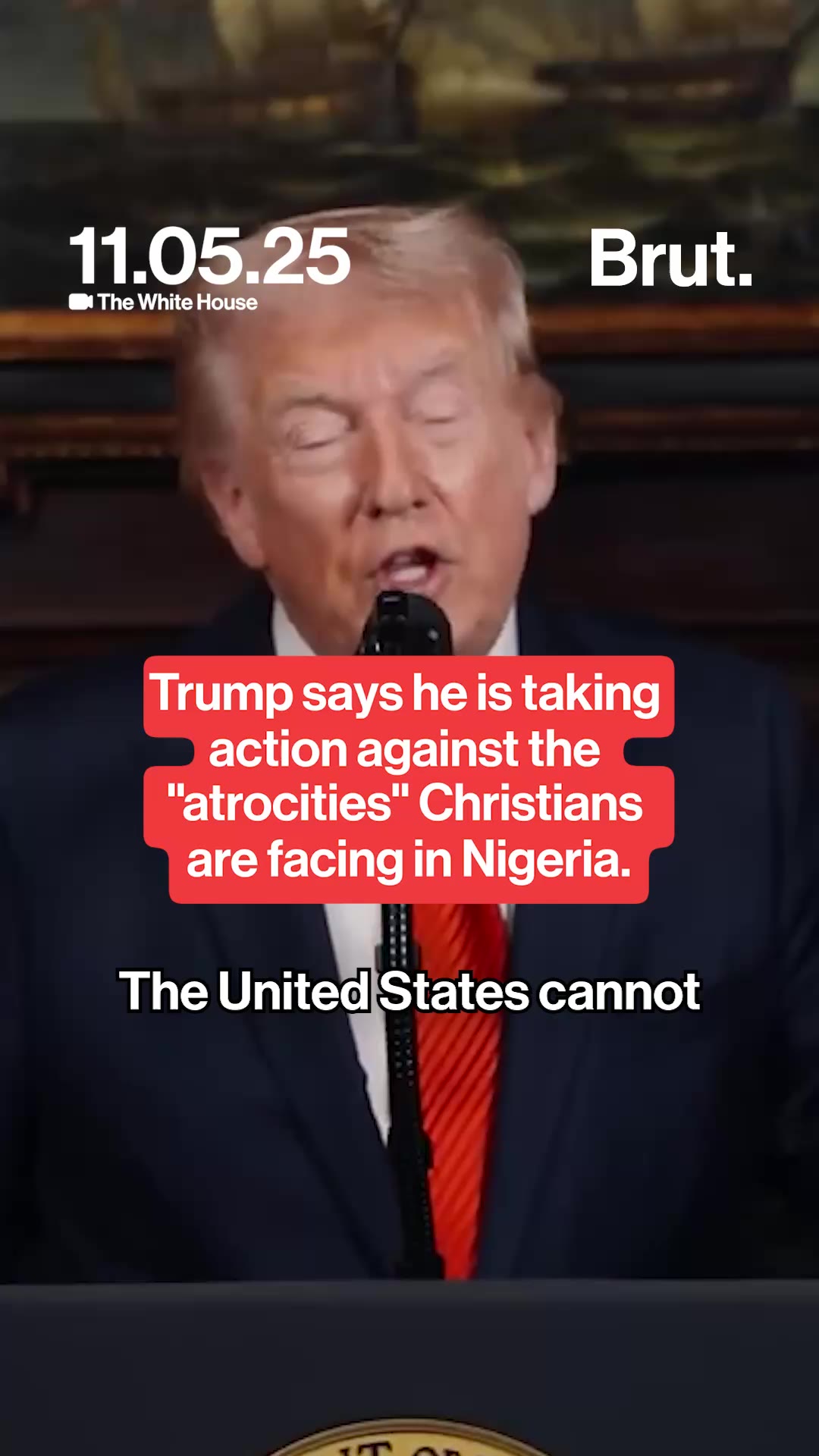 Trump says he will prepare to face the threat to Christianity in Nigeria.