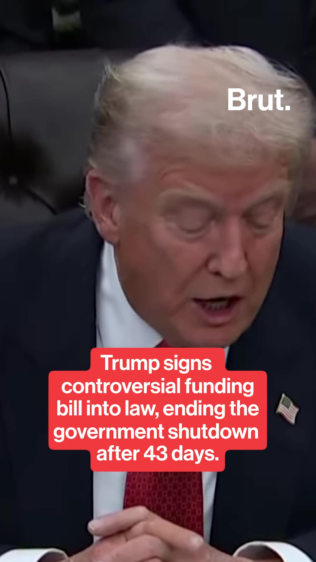 Trump signs controversial funding bill into law, ending the government shutdown.