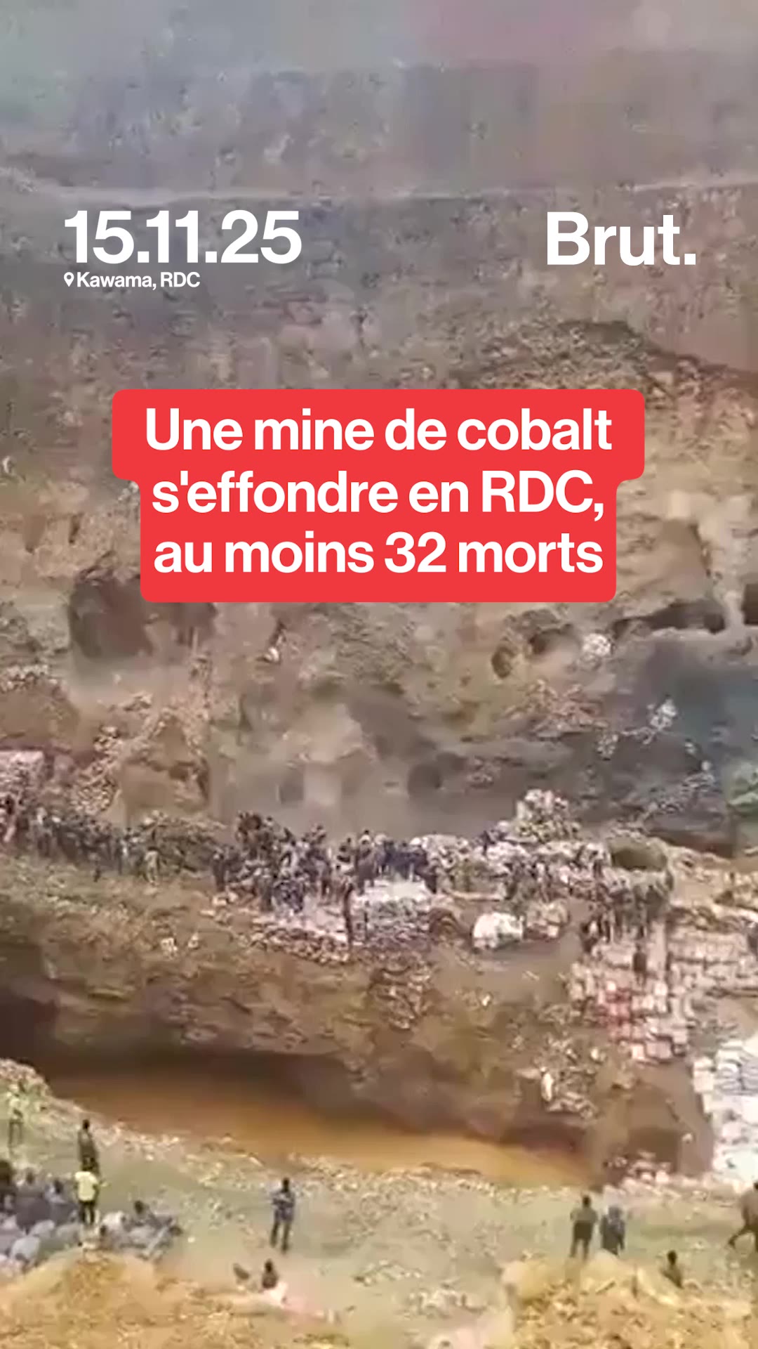 Une mine de cobalt s'effondre en RDC