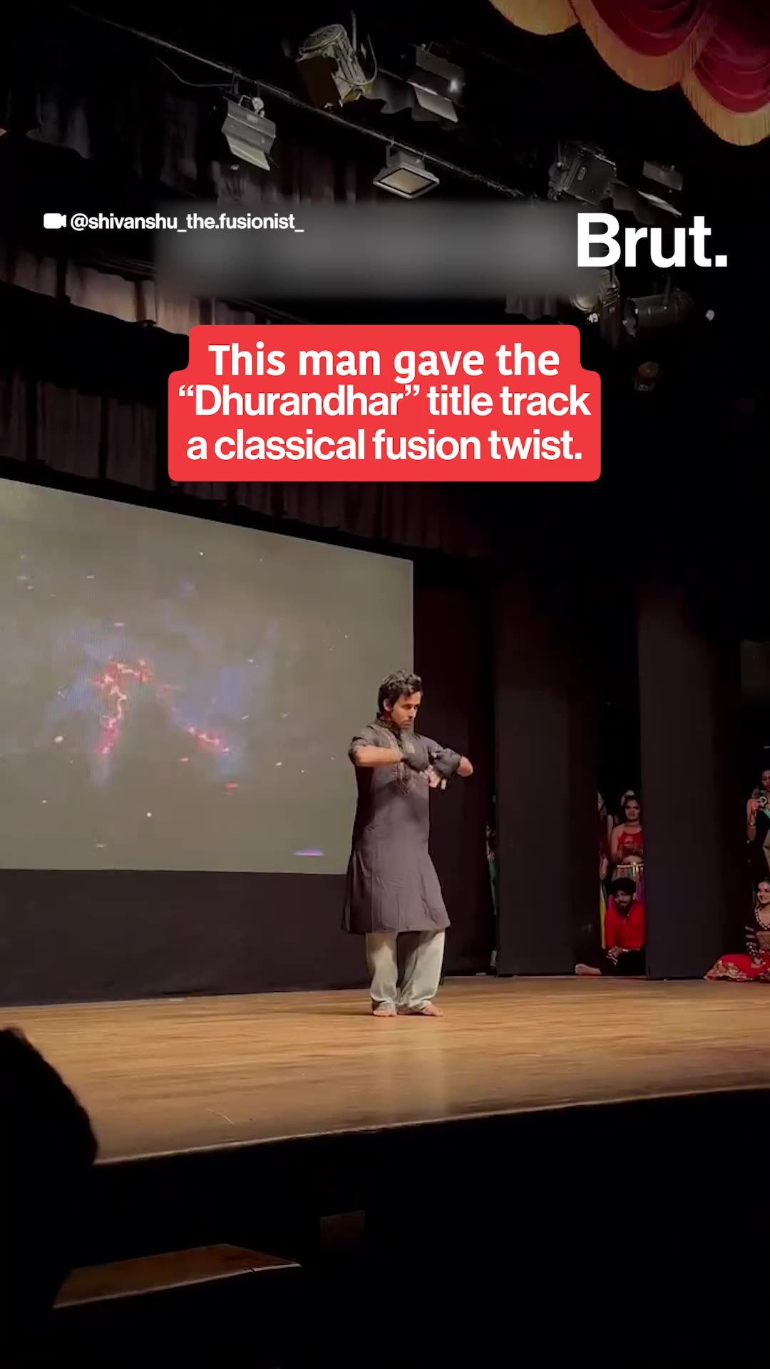 Dancer gives classical fusion twist to Dhurandhar song
