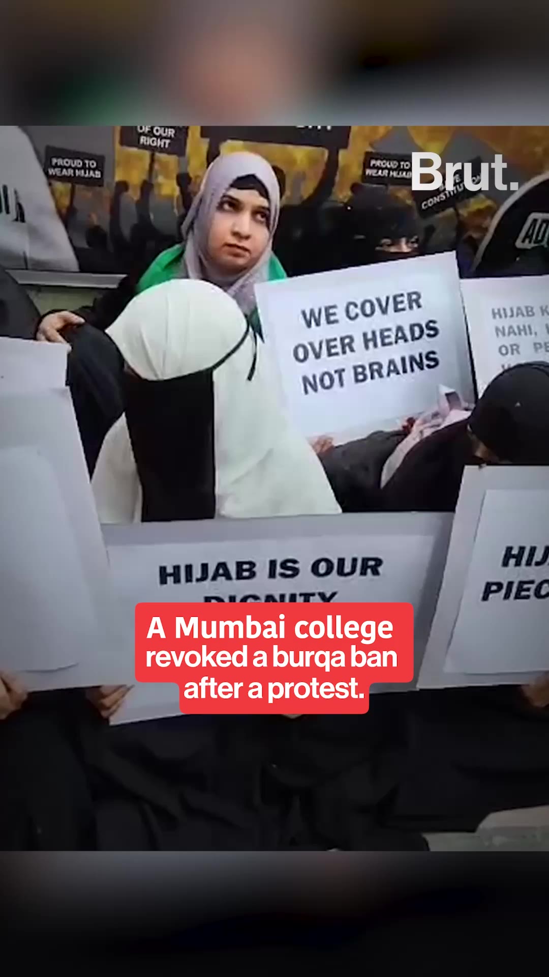 Does a burqa get in the way of studies?