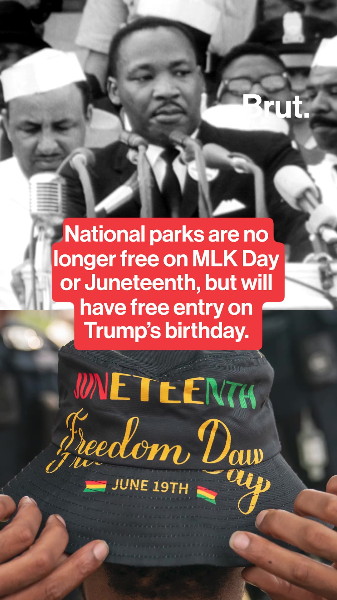 National parks are now free on Trump's birthday, but not on MLK Day or Juneteenth.