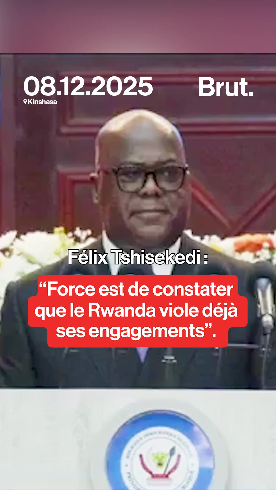 felix-tshisekedi-accuse-le-rwanda-de-violer-ses-engagements-vis-a-vis-de-la-rdc