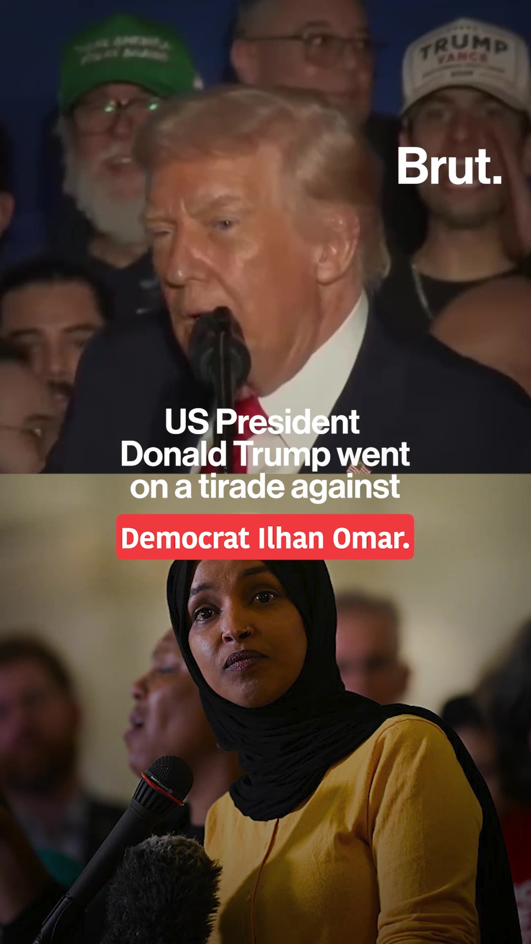 Married her brother: Trump on Ilhan Omar