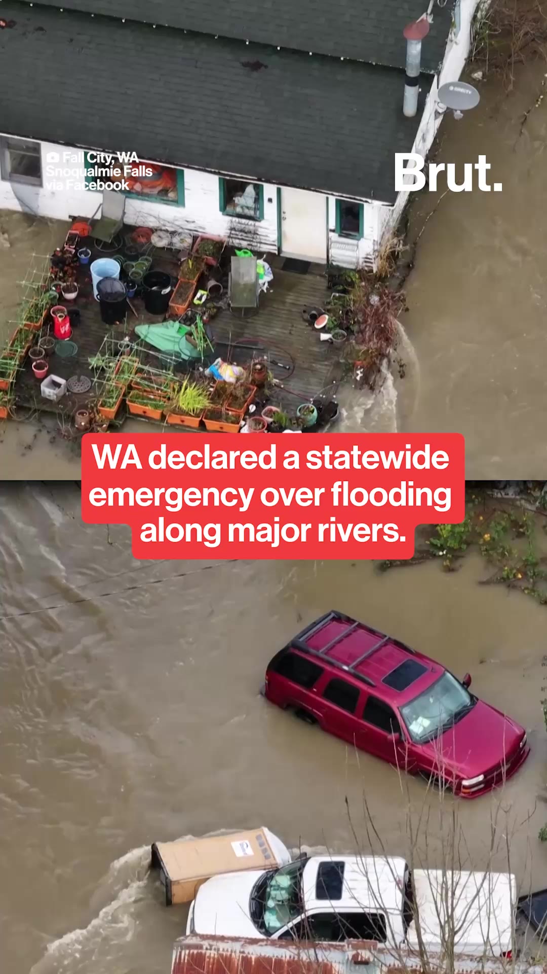 Washington declared statewide emergency over extreme flooding.