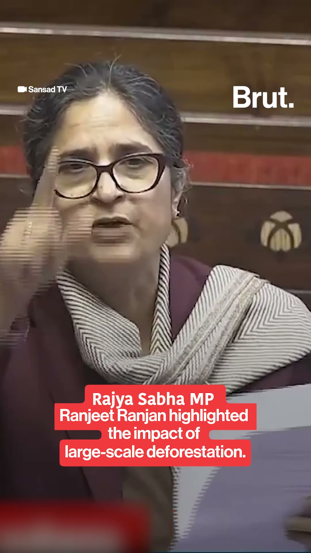 Congress MP questioned the government's development model in the parliament.