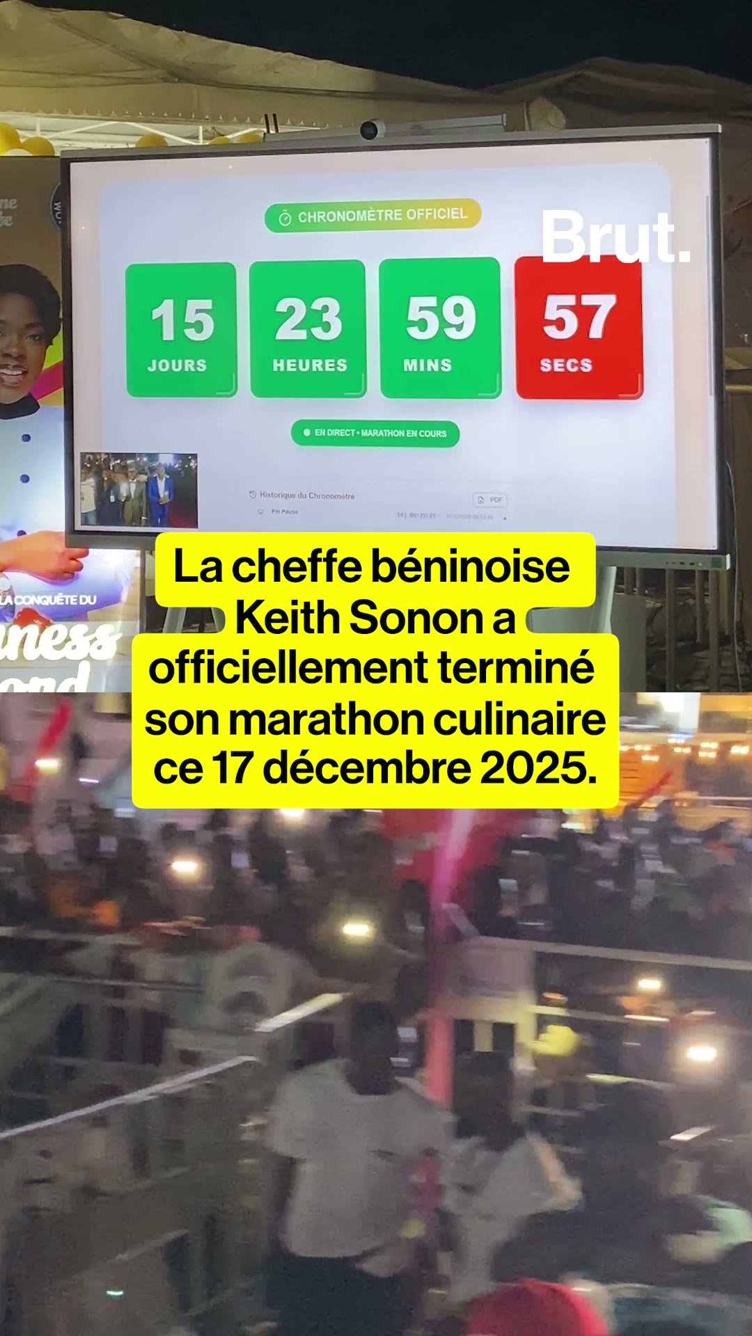 Keith Sonon termine officiellement son marathon culinaire.