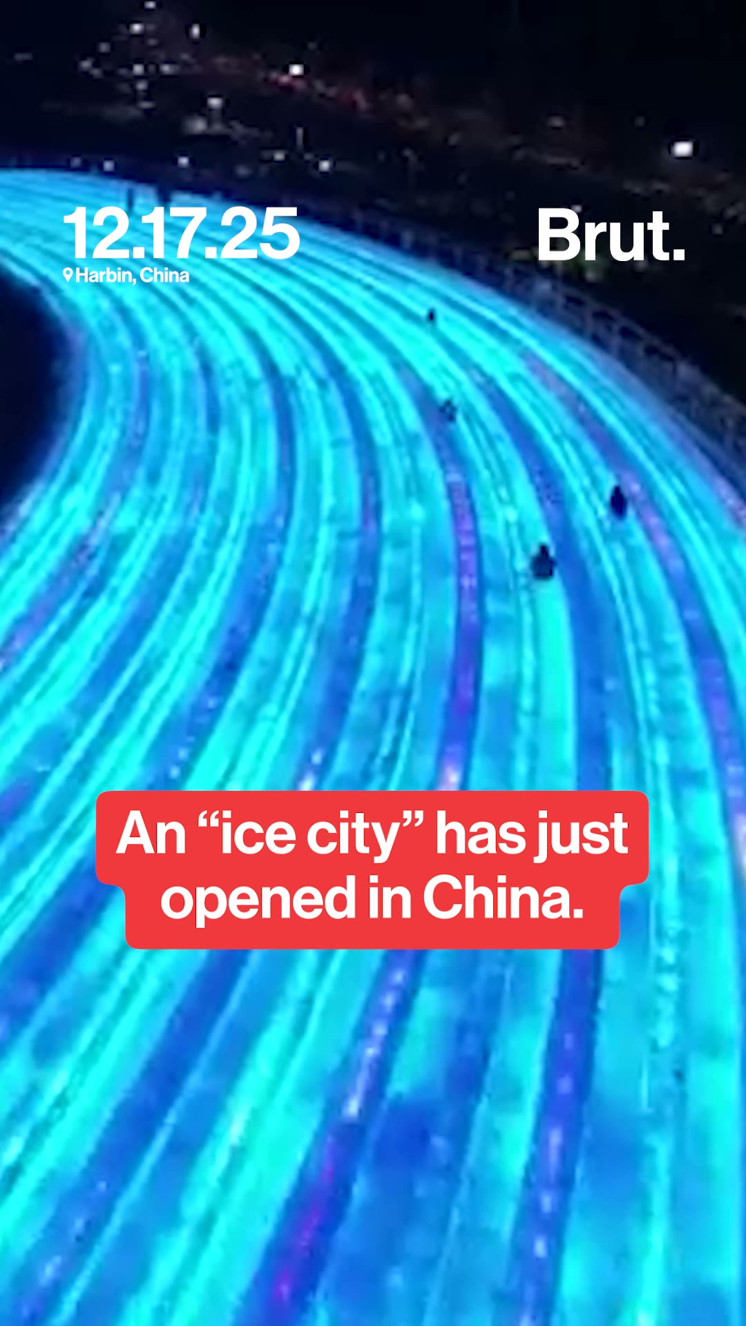 An “ice city” has opened in China.
