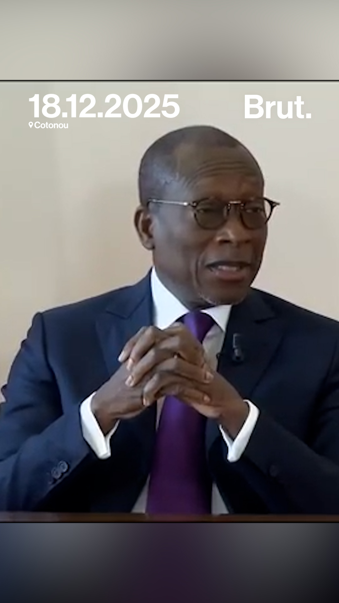 Patrice Talon revient sur les circonstances de la tentative de putsch du 7 décembre.