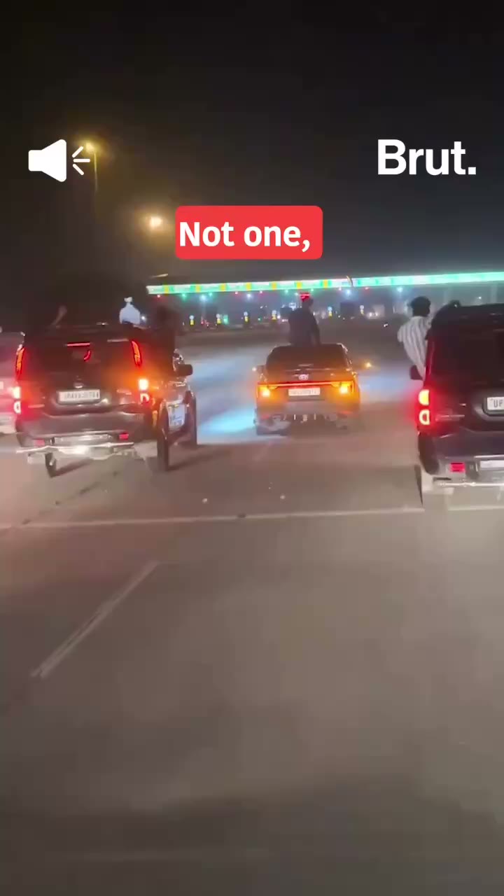 not-just-one-but-nearly-six-cars-drove-recklessly-near-ghaziabad