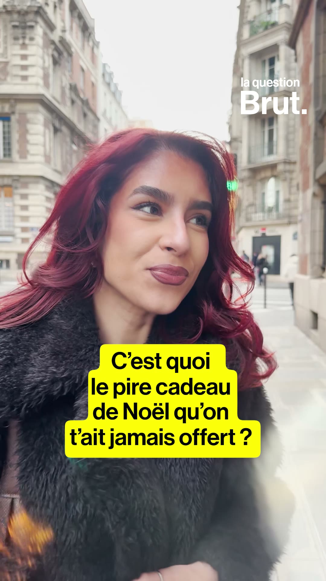 LA QUESTION BRUT. — C'est quoi le pire cadeau de Noël que vous avez reçu ?