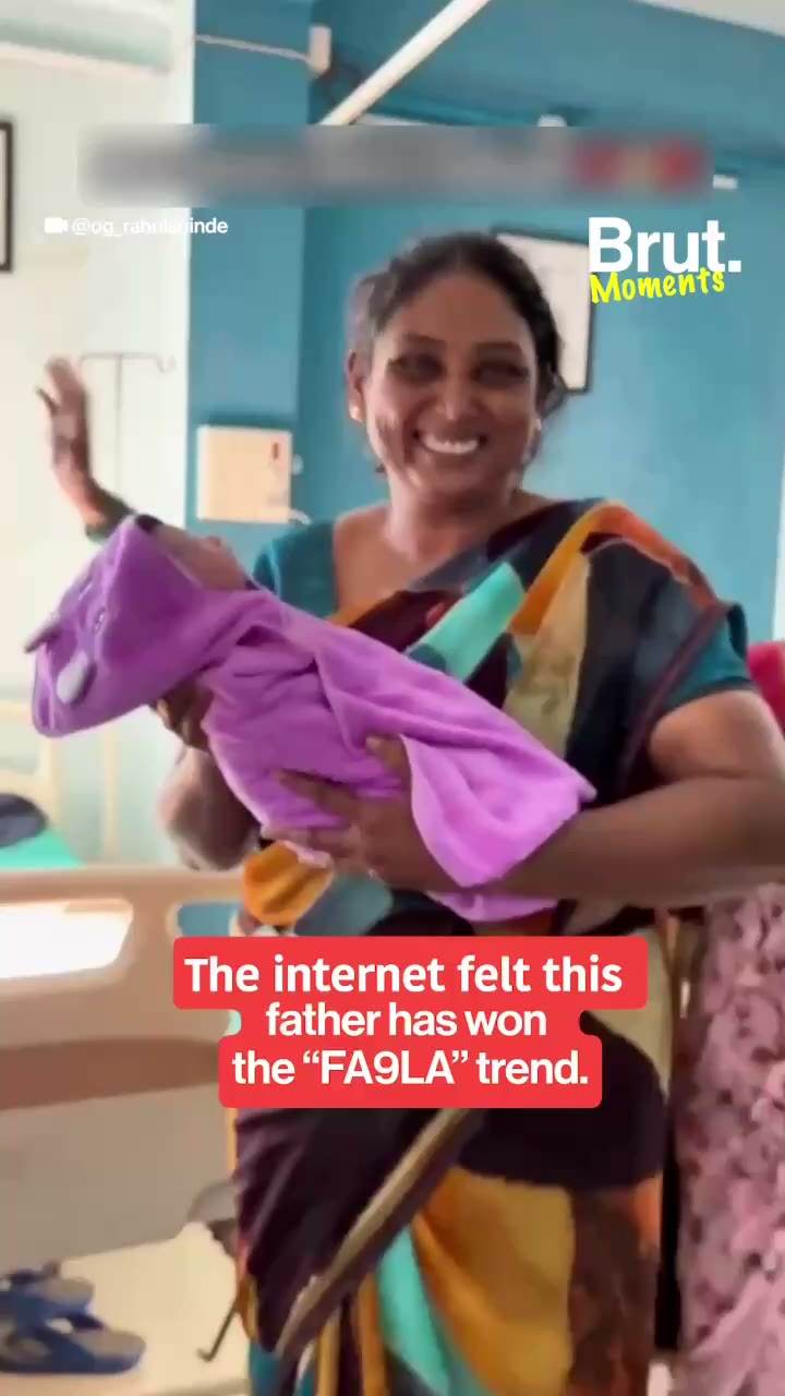 To the ‘FA9LA’ track from Dhurandhar, this dad danced to celebrate his daughter’s arrival…