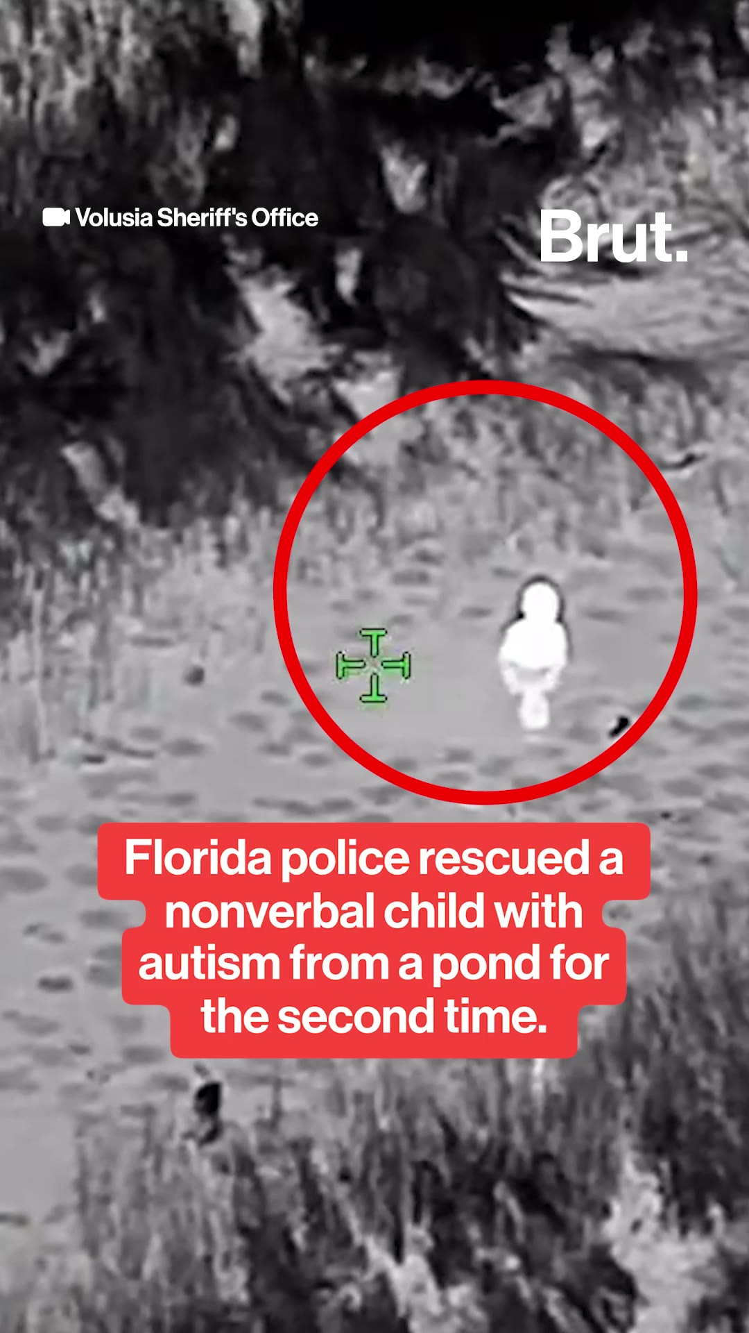 Florida police rescue nonverbal autistic child from a pond for the second time.