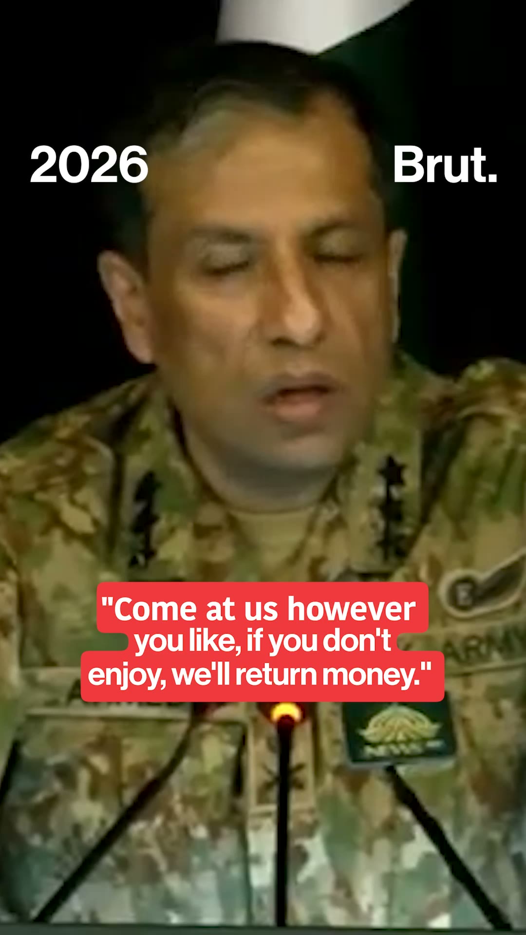 Pakistan's military spokesperson threatens India