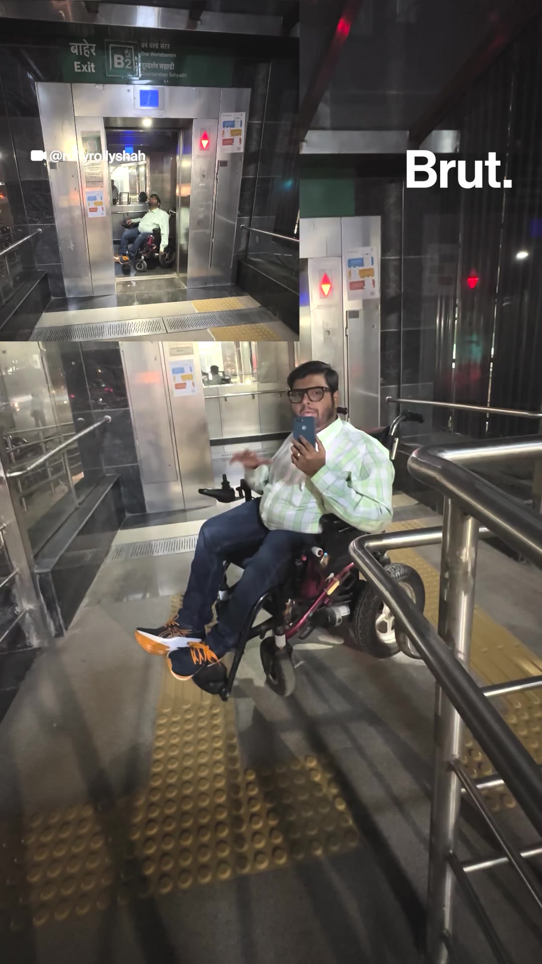 a-wheelchair-user-s-routine-night-commute-turned-into-a-struggle-after-the-lift-at-worli-metro-broke-down