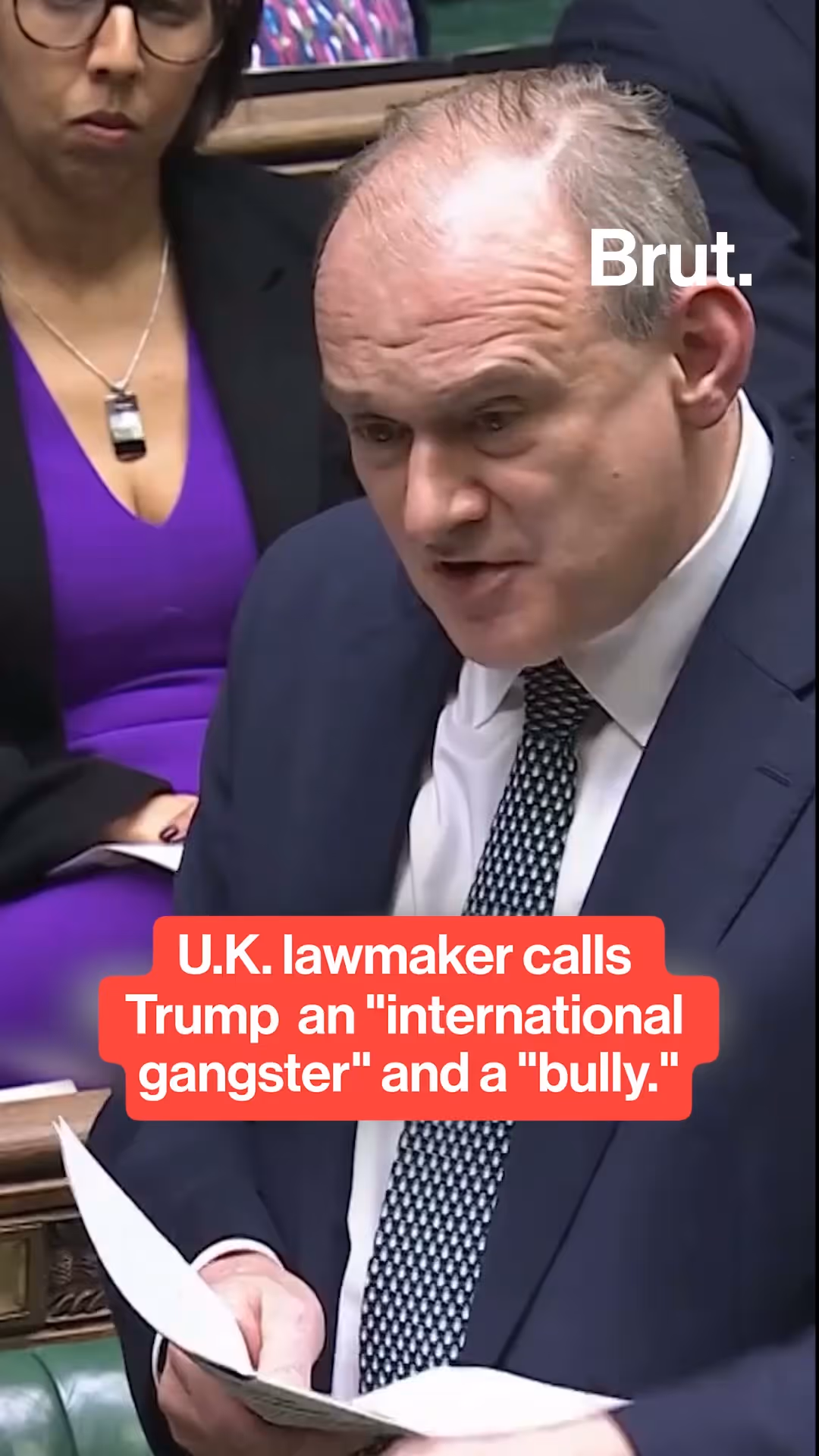 U.K. lawmaker calls Trump a bully. 