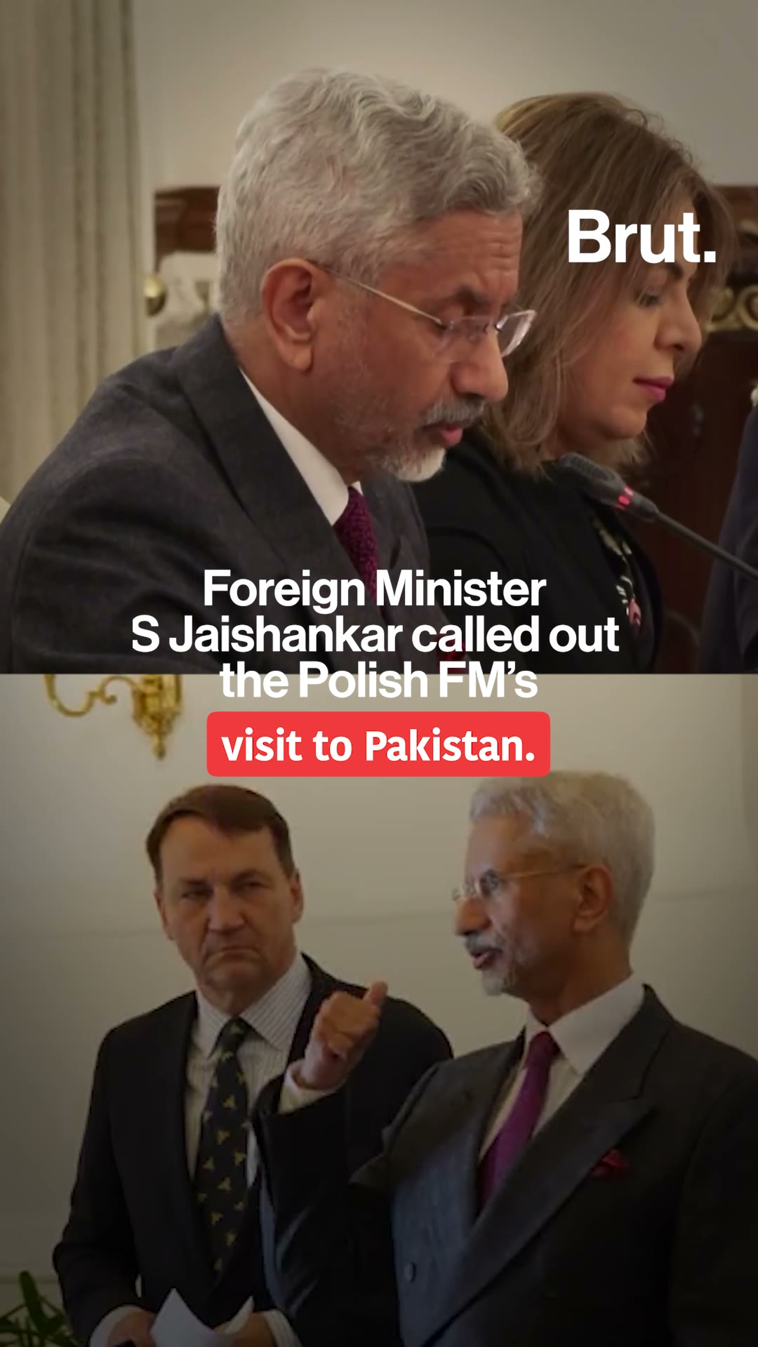 Jaishankar gets real about Polish FM’s Pakistan visit