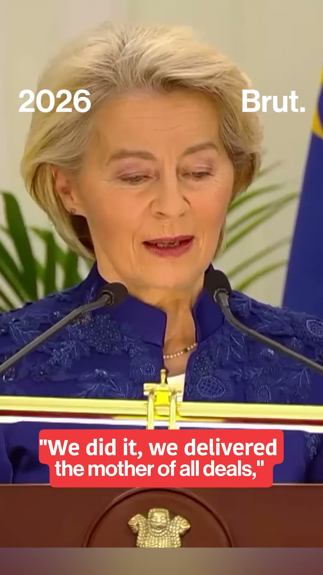 EU Commission President to PM Modi