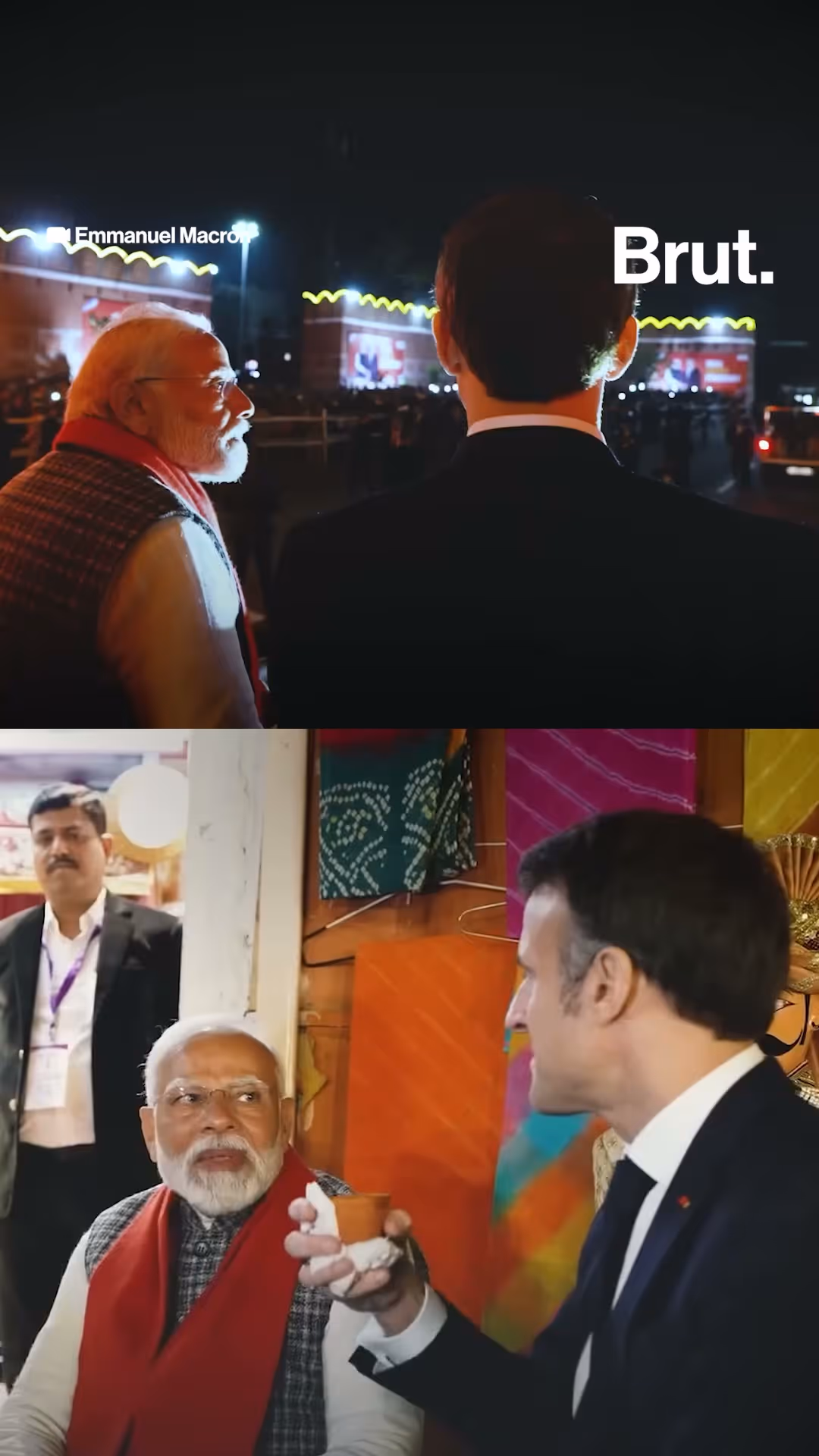 India–France Year of Innovation. All eyes on India AI Impact Summit 2026. Brut on ground.