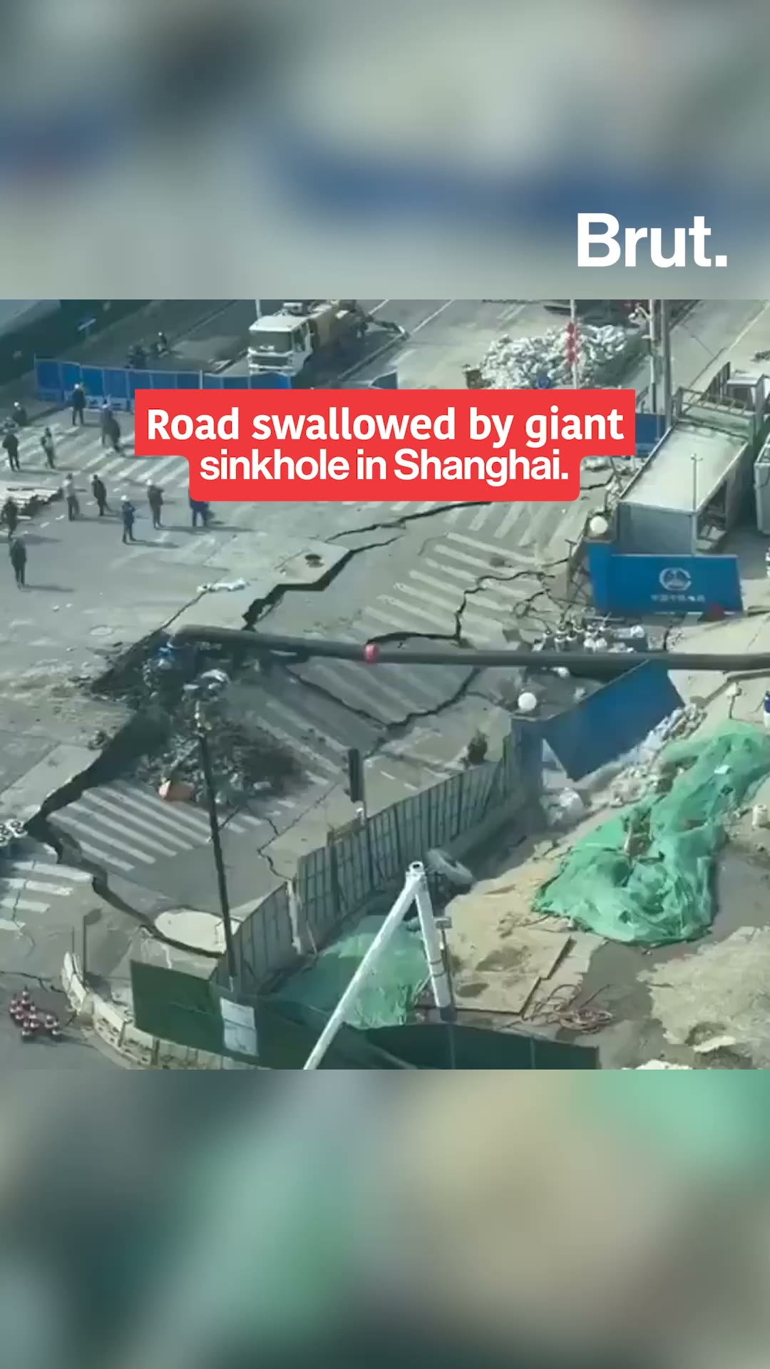 Sinkhole in China