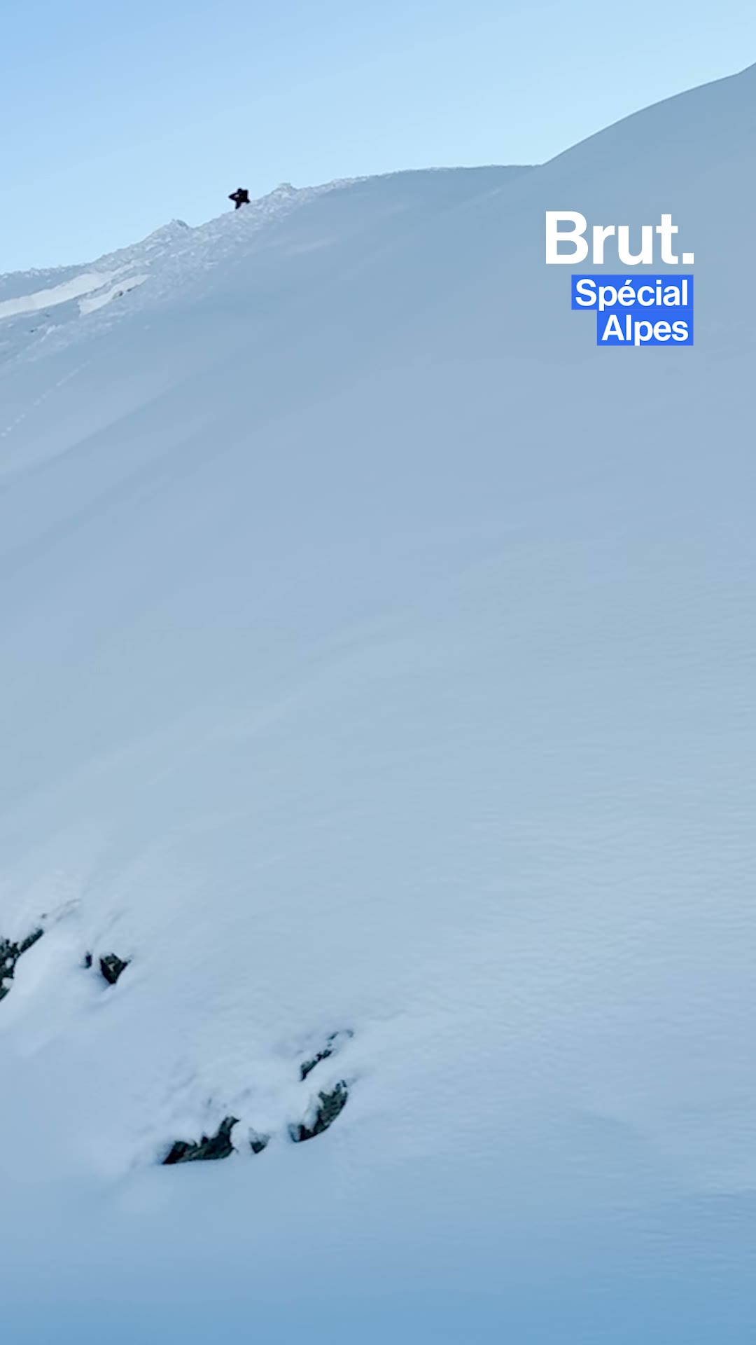 On a suivi un déclenchement d'avalanche à Verbier.