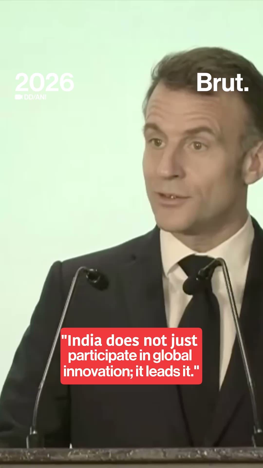 Macron on India's CEOs