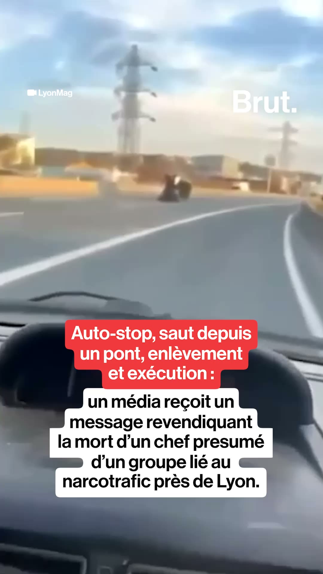 Auto-stop, saut depuis un pont, enlèvement et exécution : un média reçoit un message revendiquant la mort d’un chef presumé d’un groupe lié au narcotrafic près de Lyon.
