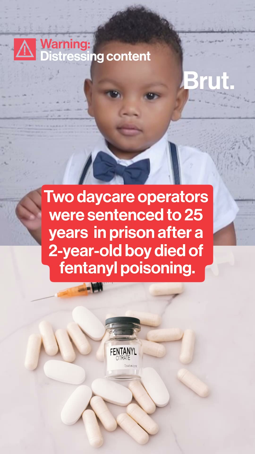Daycare owners sentenced for poisoning 2-year-old with fentanyl.