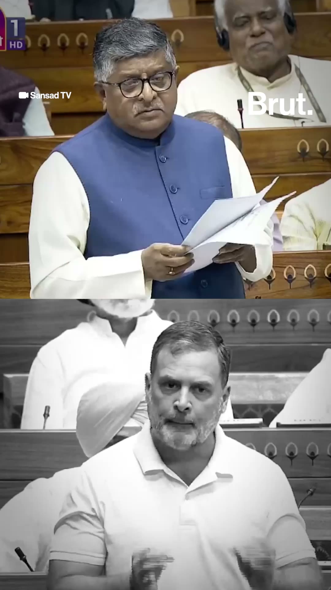 Rahul Gandhi and Ravi Shankar Prasad clashed over no-confidence motion in the parliament…