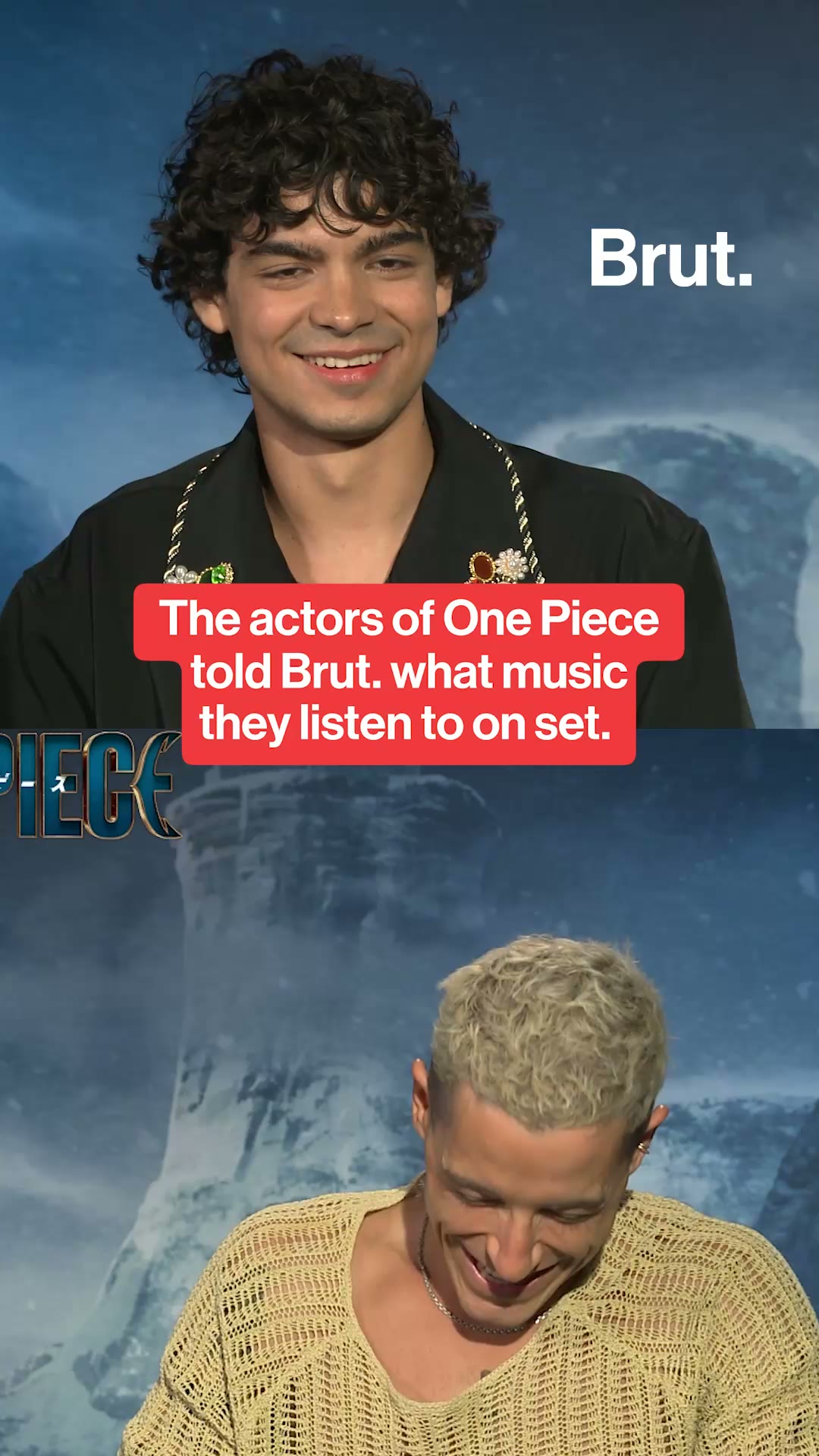 One Piece actors tell Brut. what music they listen to on set.
