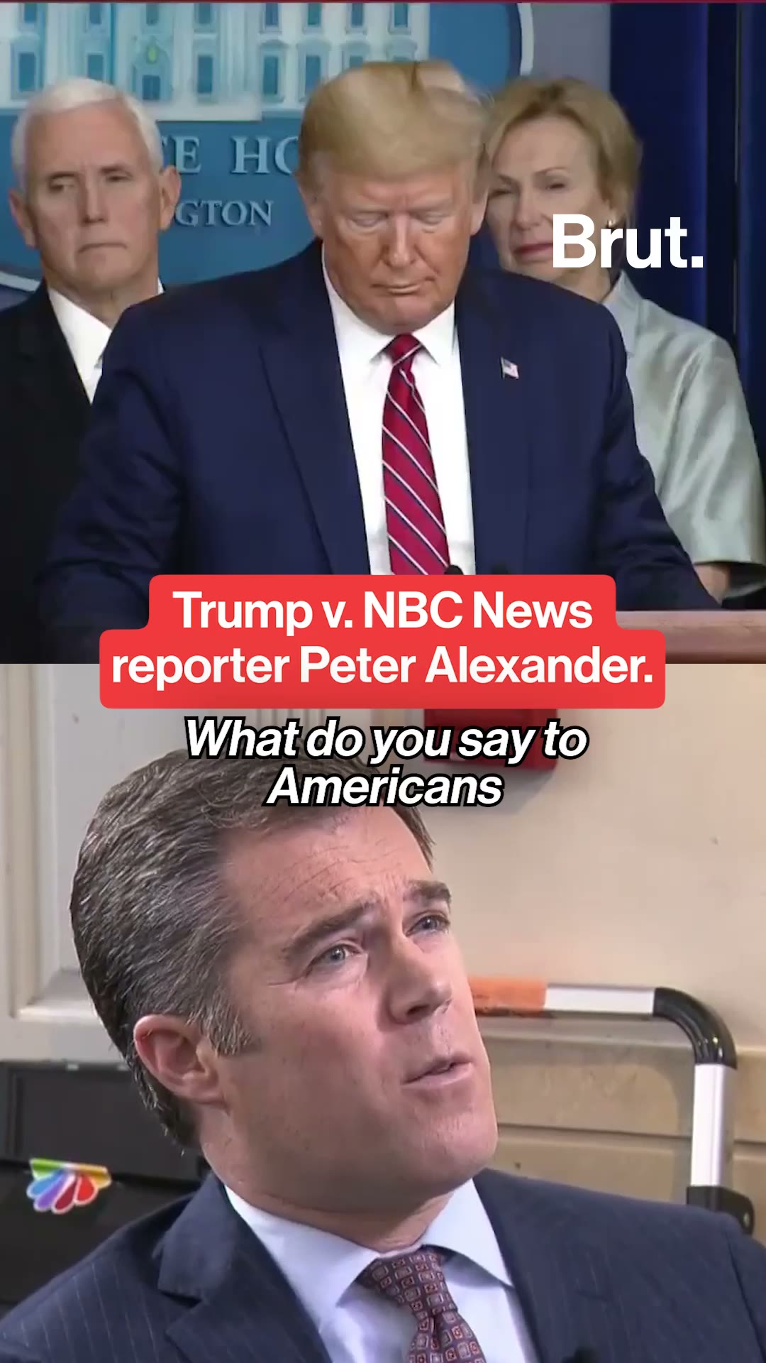 Trump v. NBC News reporter Peter Alexander