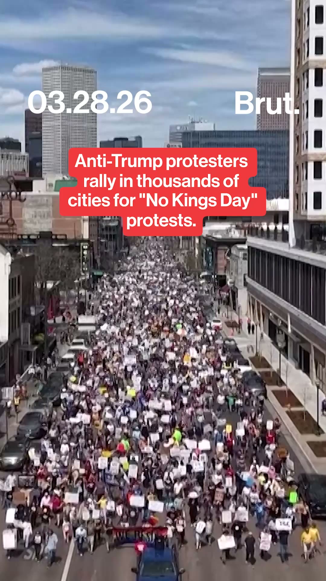 No Kings Day protests across the U.S. on March 28.