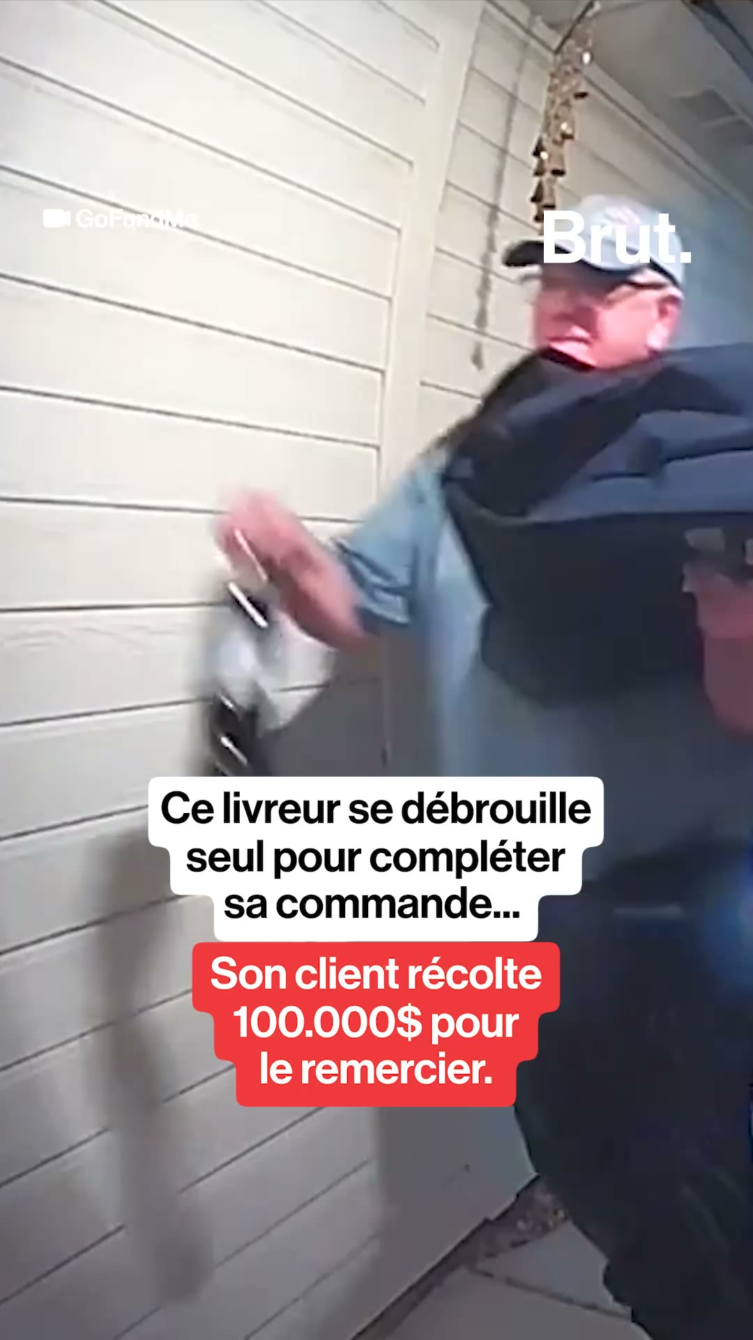 Ce livreur se débrouille seul pour compléter sa commande...  son client récolte 100.000$ pour le remercier.