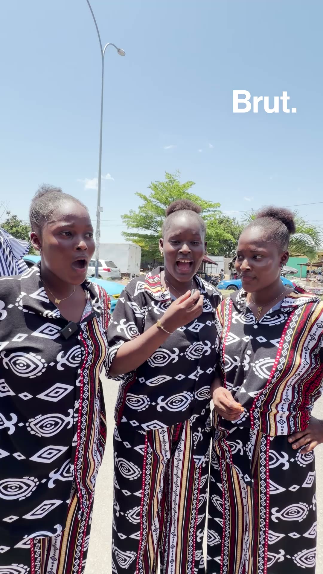 Journée shopping avec des triplées